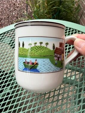 Villeroy & Boch “Design Naïf” #3 Boaters  Porcelain Mug Germany